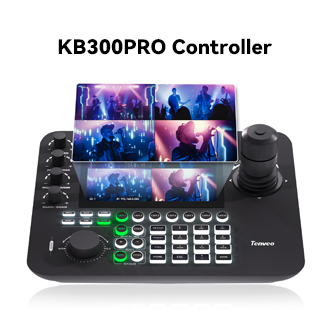 TEVO-KB300PRO RS232 RS485 connection IP PTZ joystick controller